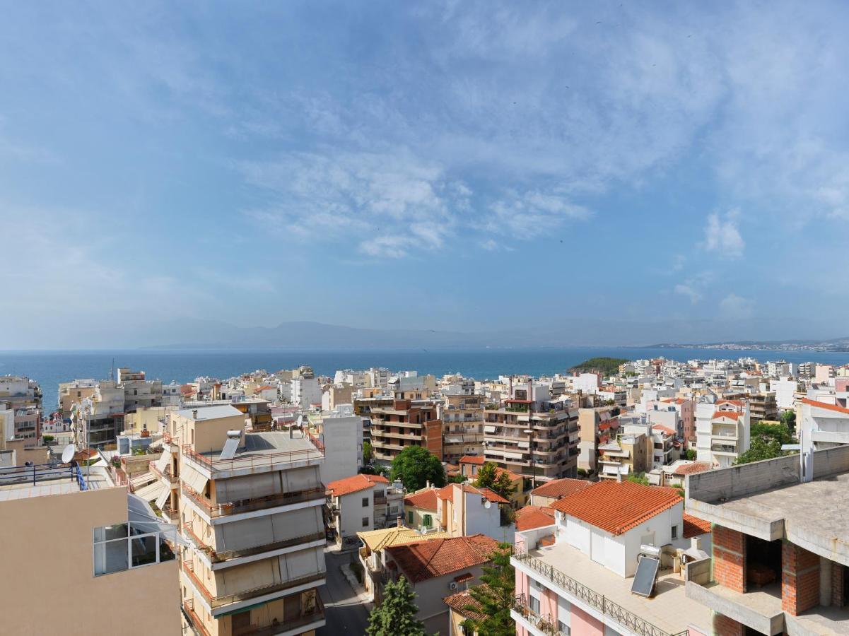 Modern Penthouse Overlooking Halkis Chalkida Exterior photo