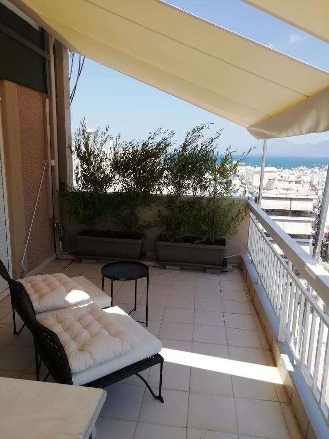 Modern Penthouse Overlooking Halkis Chalkida Exterior photo